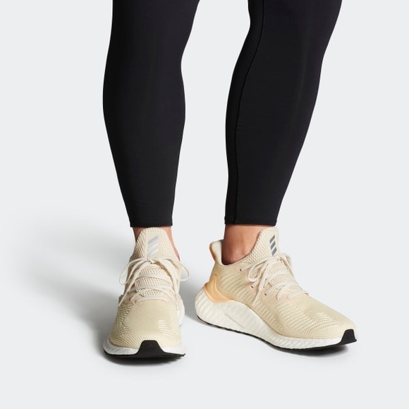 Adidas Alphaboost Ecru Tint Running Shoes - Picture 4 of 8